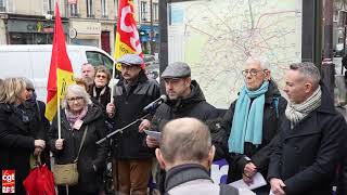 Commémoration du 62e anniversaire du massacre au métro Charonne [upl. by Eirehc]