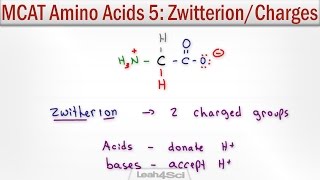 Zwitterion and Amino Acid Charge Given pH and pKa [upl. by Novahc]