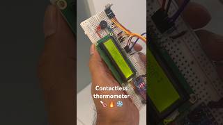 Contactless Thermometer 🌡️🔥❄️ arduinoproject mlx90614 [upl. by Ahsineg]