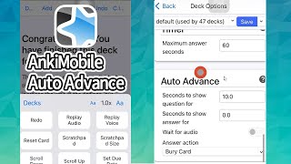 Where is the AutoAdvance for new AnkiMobile amp latest Anki for PC natively support Speed Focus [upl. by Gnni]