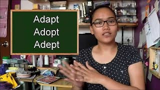 Homonym Horrors Adapt Adept Adopt  Civil Service Exam Review [upl. by Ahsyak]