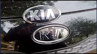 KIA Emblem ersetzen KIA RIO III China Ware [upl. by Accem]