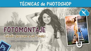 Como hacer un fotomontaje  Photoshop Tutorial Español [upl. by Alemahs222]