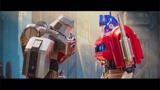 Transformers one Optimus prime vs megatron final battle [upl. by Aruasor]