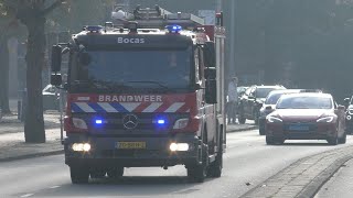 3X Bocas Rijopleiding Brandweer Amsterdam met spoed door Amsterdam [upl. by Sudderth]