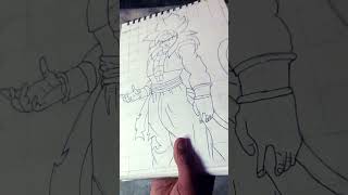 Drawing a Gogeta SSB 5 [upl. by Ecnerret660]