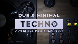 Dub amp Minimal Techno DJ Set  100 Vinyl [upl. by Cornish643]