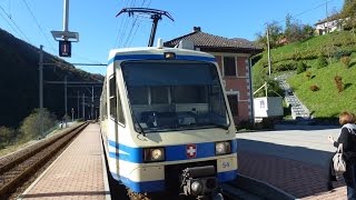 Travelling the Centovalli Railway in Switzerland [upl. by Jandel139]