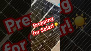 Prepping for Solar Renogy VanConversion SolarPanel [upl. by Paulie808]