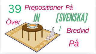 39 Prepositioner På Svenska Svenska Grammatik [upl. by Gib]