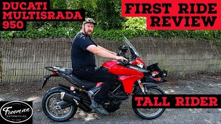 Ducati Multistrada 950 First Ride Review  Tall Rider Review [upl. by Ayar]