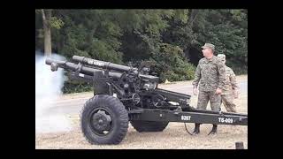 Kosovo Army Soldiers Artillery Training in USA with 105 amp 155mm [upl. by Ytsirhc]