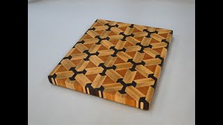 Scaffold Pattern End Grain board Build tutorial [upl. by Mchale]