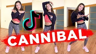 CANNIBAL DANCE KESHA Tik Tok Tutorial  Step By Step Dance Tutorial [upl. by Ecurb914]