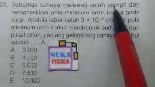 Cara mudah Difraksi celah tunggal  fisika SMA [upl. by Rehpitsirhc]