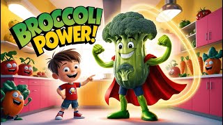 The Power of Broccoli A Fun Kids’ Song [upl. by Aerdno]