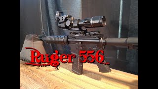 Review Ruger 556 Burris 16x24 RT6 Firefield Reflex [upl. by Milson129]