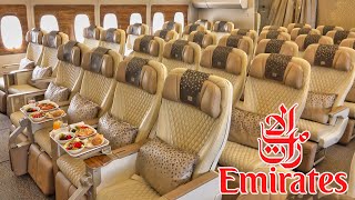 NEW EMIRATES AIRBUS A380 Full Cabin Tour FIRST BUSINESS PREMIUM and ECONOMY Class  Bar Shower [upl. by Kokaras]