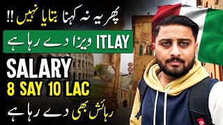 Italy Work Permit 2024  How To Apply Italy Visa  Biggest Offer Italy  Jobs In Italy [upl. by Kristian]