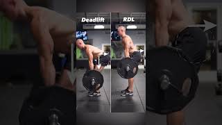 Deadlift vs Romanian Deadlift RDL 🏋️‍♂️  Key Technique Tips amp Differences Explained [upl. by Graces499]