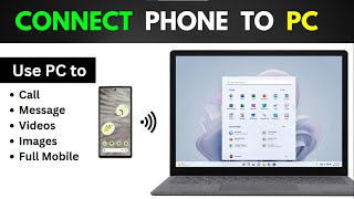 How To Connect Android phone to Windows 2024🤯How to set up Your Phone App and Link to Windows App⚡ [upl. by Socha]