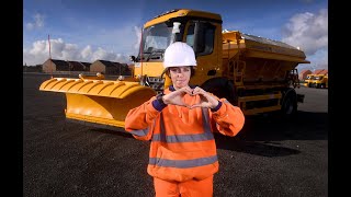 Yorkshire woman the only female Gritter driver in the UK [upl. by Aicercal]