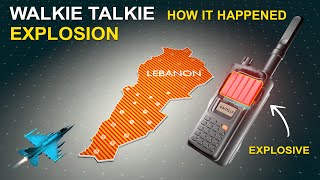 How Lebanon Walkie Talkie Explosion Happened Israeli Airstrikes israel hezbollah [upl. by Pettit686]