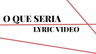 Carlinhos Brown  O Que Seria Lyric Video [upl. by Amary]