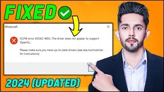 How To Fix Minecraft GLFW Error 65542 WGL The Driver Does Not Appear To Support OpenGL T Launcher [upl. by Adnoluy604]