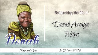 Celebrating the life of Dorah Awinja Miya  3rd October 2024 [upl. by Oiliruam211]