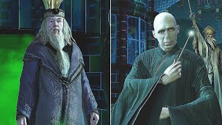 Dumbledore vs Voldemort Duel  Battle of the Ministry of Magic  Harry Potter Kinect [upl. by Vokaay]