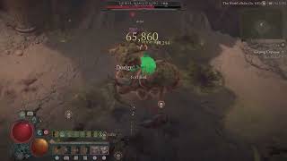 Solo Duriel Barbarian Whirlwind Shout Build  Diablo 4 Season 2 [upl. by Clein]