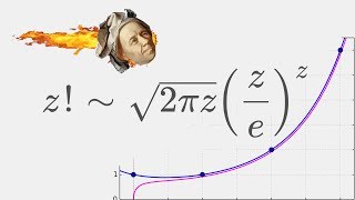 Factorials Asymptotic Expansion  DERIVING STIRLINGS FORMULA  Desmos Insights [upl. by Groveman]