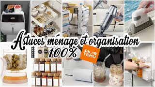 ASTUCES MÉNAGE amp ORGANISATION 100TEMU✨ [upl. by Solokin484]