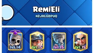 RemiEli clash royale best miner wall breakers magic archer deck [upl. by Airdnas]