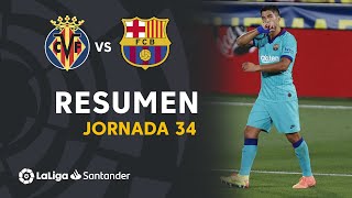 Resumen de Villarreal CF vs FC Barcelona 14 [upl. by Amora]