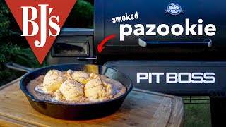 Super EASY Smoked Pizookie at Home pizookie cookie desert [upl. by Kippy]