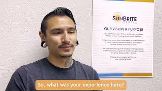 Nicholas Testimonial  SunBrite Dental [upl. by Chiarra]