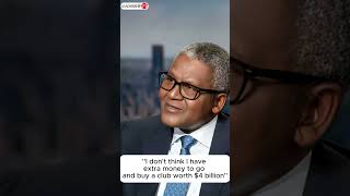 How Refinery Project Stopped Dangote From Buying Arsenal [upl. by Drofkcor]