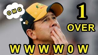 Unlucky Moment of Australia  Indian Bowler Taken 5 wickets in One Over [upl. by Alick582]