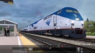 Amtrak Silver Star Part II Richmond VA to Washington DC Train Simulator Classic [upl. by Adine]