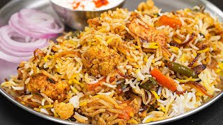 वेज दम बिरयानी बनाने का सबसे आसान तरीका  Vegetable Dum Biryani  Veg biryani Recipe Kabitaskitchen [upl. by Jo-Anne503]