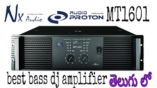 nx audio mt1601 amplifier settings in telugu sunnyaudios [upl. by Alix]