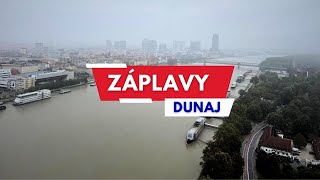 Bratislava pod náporom Dunaja  Exkluzívne zábery zhora  1592024 [upl. by Noissap83]