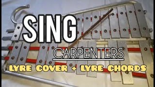 SING  CARPENTERS  LYRE COVER  LYRE CHORDS 2024  SIMPLE LYRE CHORDS [upl. by Ikceb]