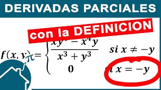 📌 Derivadas Parciales Función a Trozos separada en una función [upl. by Hollenbeck765]