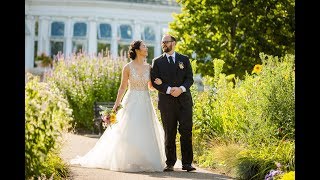 Como Conservatory Sunken Garden Wedding Photos  Jing  Alex [upl. by Bondy]