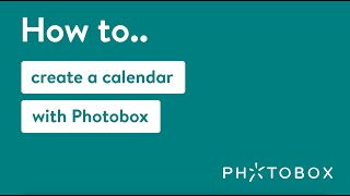 How to create a personalised calendar with Photobox [upl. by Oirrad]