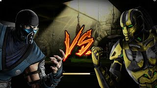 SubZero Vs Cyrax Mortal kombat 9 [upl. by Anerahs]