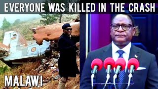 quotEveryone is deadquot Malawi President Chakwera confirms Chilima was killed in Chikangawa plane crash [upl. by Grethel]